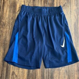 Nike Blue Athletic Shorts with Breathable Fabric